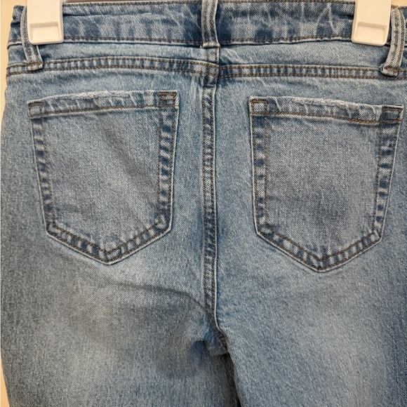 Wild Fable Low Rise Bootcut Frayed Jeans Women’s Size 00 Cherry Charm Light Wash - Picture 5 of 10